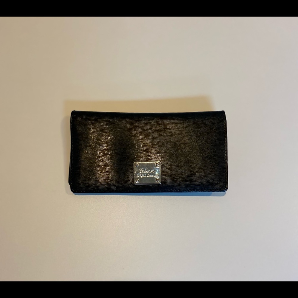 Lauren ~ Ralph Lauren Genuine Epi Leather 10 Slot Wallet